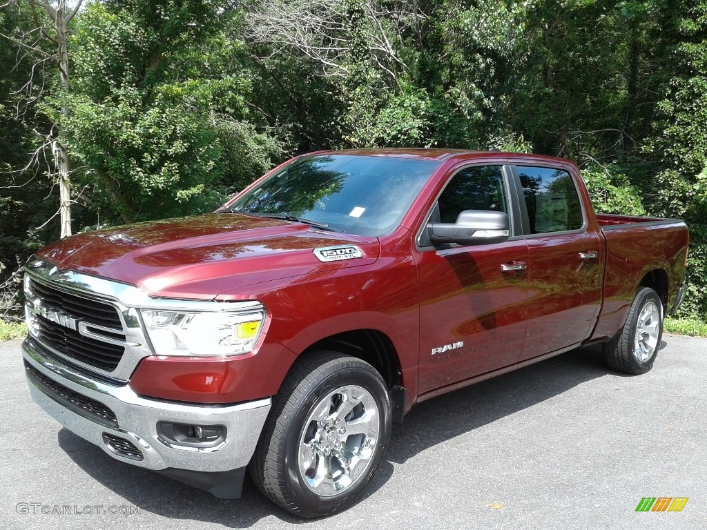 2020 1500 Big Horn Crew Cab 4x4 - Delmonico Red Pearl / Black photo #2