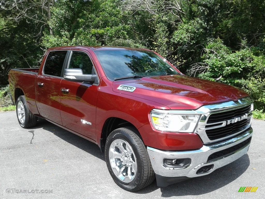 2020 1500 Big Horn Crew Cab 4x4 - Delmonico Red Pearl / Black photo #4