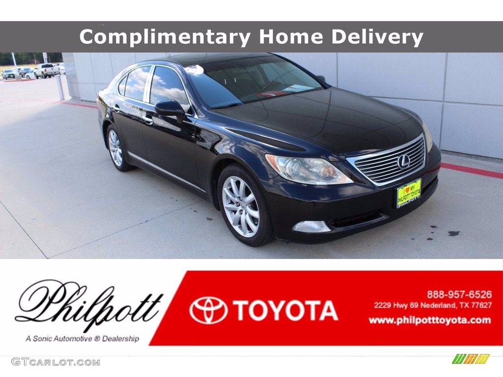 2009 LS 460 - Obsidian Black / Black photo #1