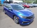 2020 Aegean Blue Metallic Honda Civic LX Sedan  photo #6