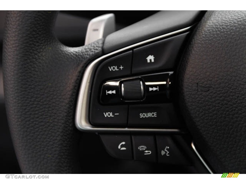 2021 Honda Insight LX Black Steering Wheel Photo #138899693