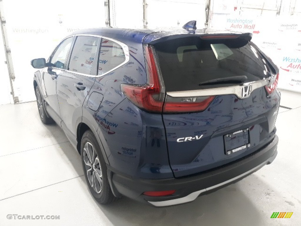 2020 CR-V EX-L AWD - Obsidian Blue Pearl / Gray photo #33