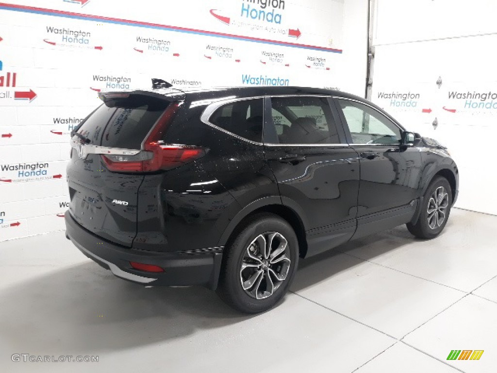 2020 CR-V EX AWD - Crystal Black Pearl / Gray photo #3