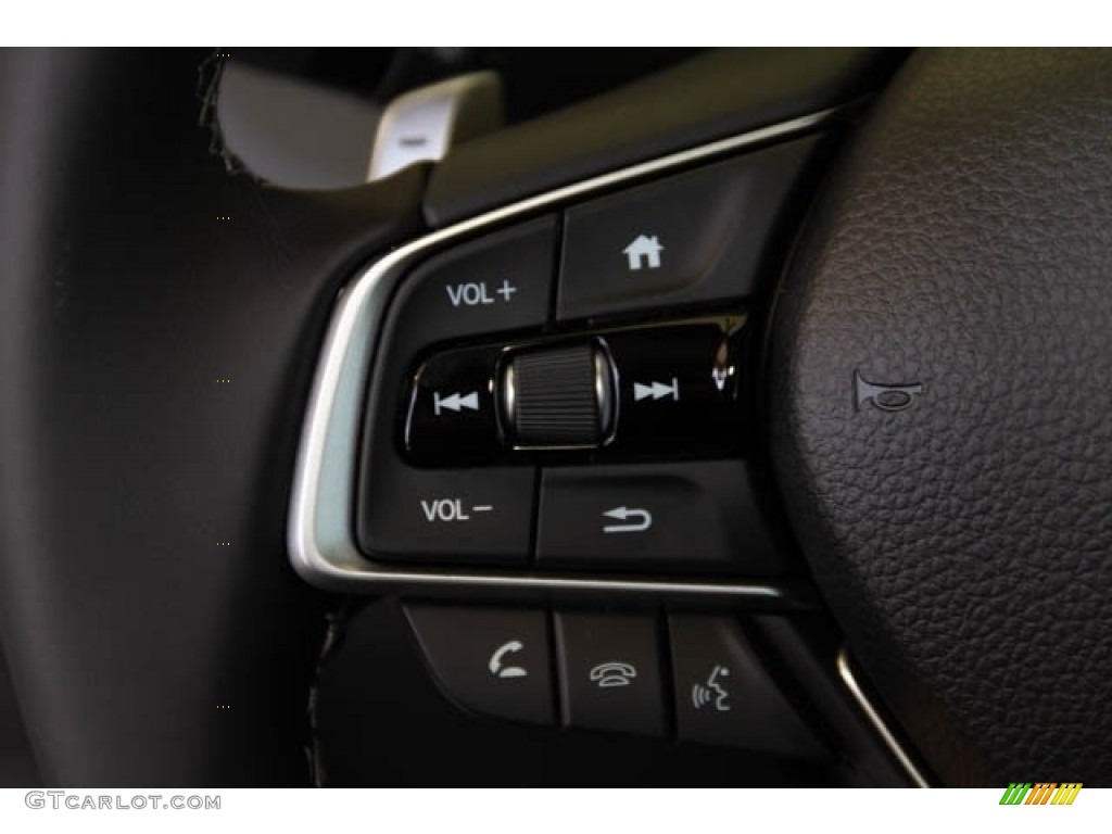 2021 Honda Insight Touring Black Steering Wheel Photo #138900374