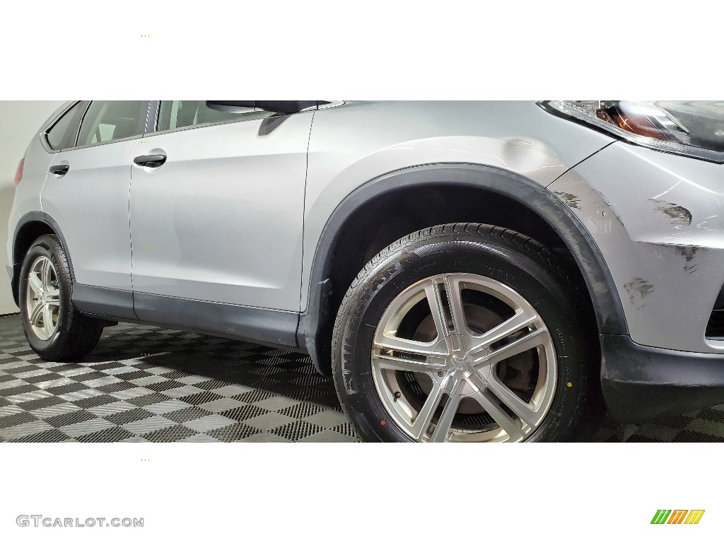 2015 CR-V LX AWD - Alabaster Silver Metallic / Gray photo #3
