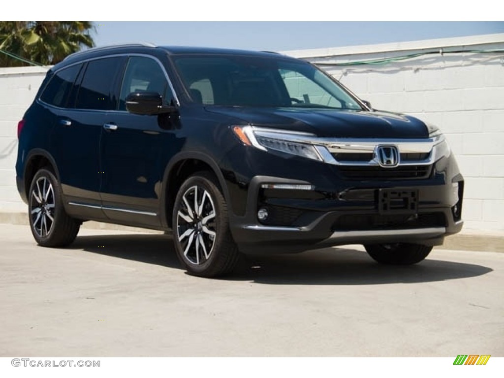 Crystal Black Pearl 2021 Honda Pilot Touring Exterior Photo #138900749