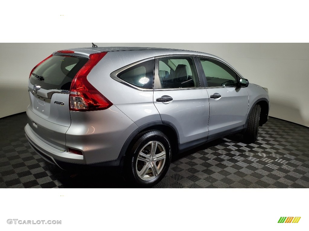2015 CR-V LX AWD - Alabaster Silver Metallic / Gray photo #13