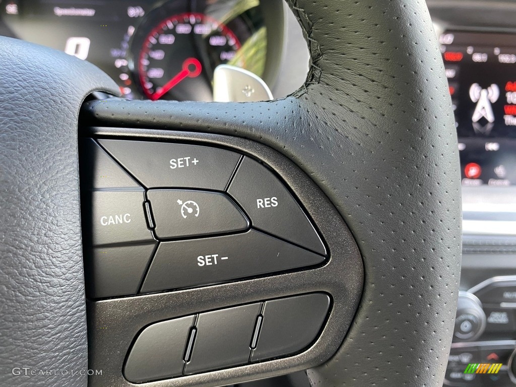 2020 Dodge Charger Daytona Black Steering Wheel Photo #138901115