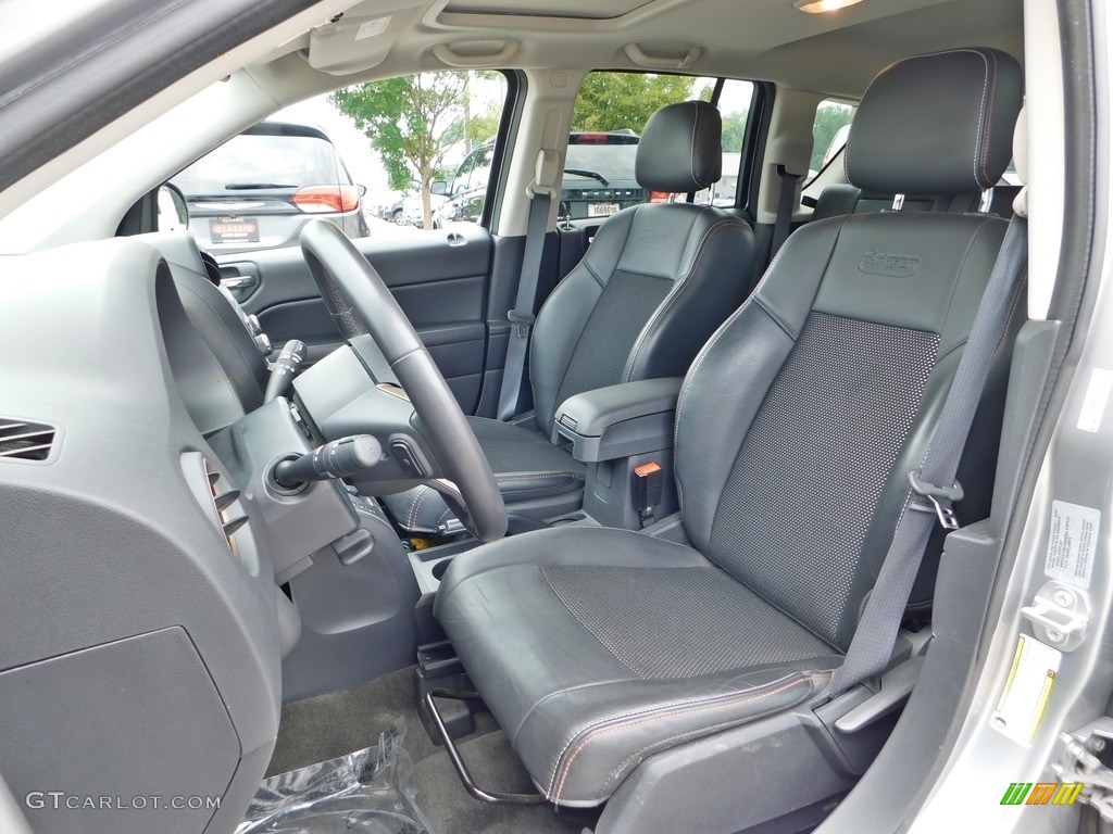 Dark Slate Gray Interior 2017 Jeep Compass 75th Anniversary Edition Photo #138901943