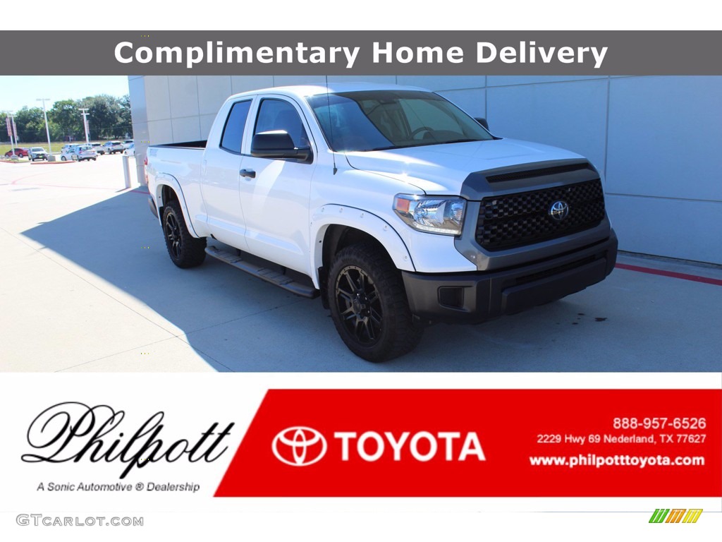 Super White Toyota Tundra