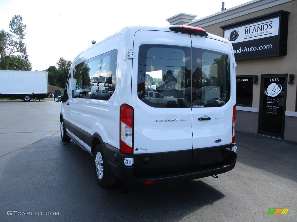 2019 Transit Passenger Wagon XLT 350 MR Long - Oxford White / Pewter photo #3