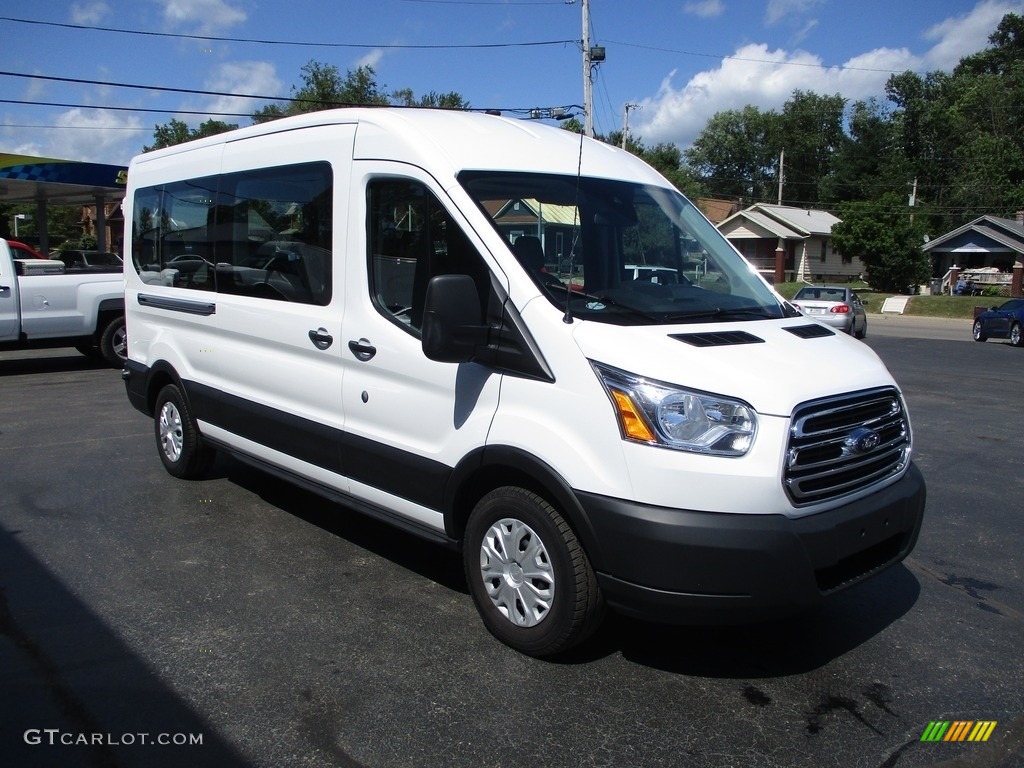 2019 Transit Passenger Wagon XLT 350 MR Long - Oxford White / Pewter photo #5