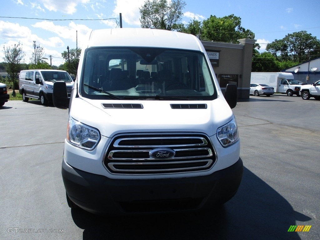 2019 Transit Passenger Wagon XLT 350 MR Long - Oxford White / Pewter photo #26