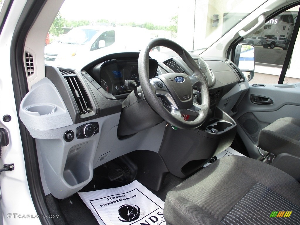 2019 Transit Van 250 LR Regular - Oxford White / Charcoal black photo #6