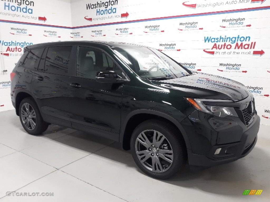2020 Passport EX-L AWD - Black Forest Pearl / Gray photo #2