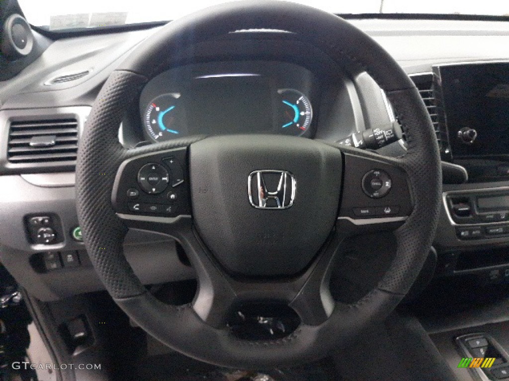 2020 Passport EX-L AWD - Black Forest Pearl / Gray photo #5