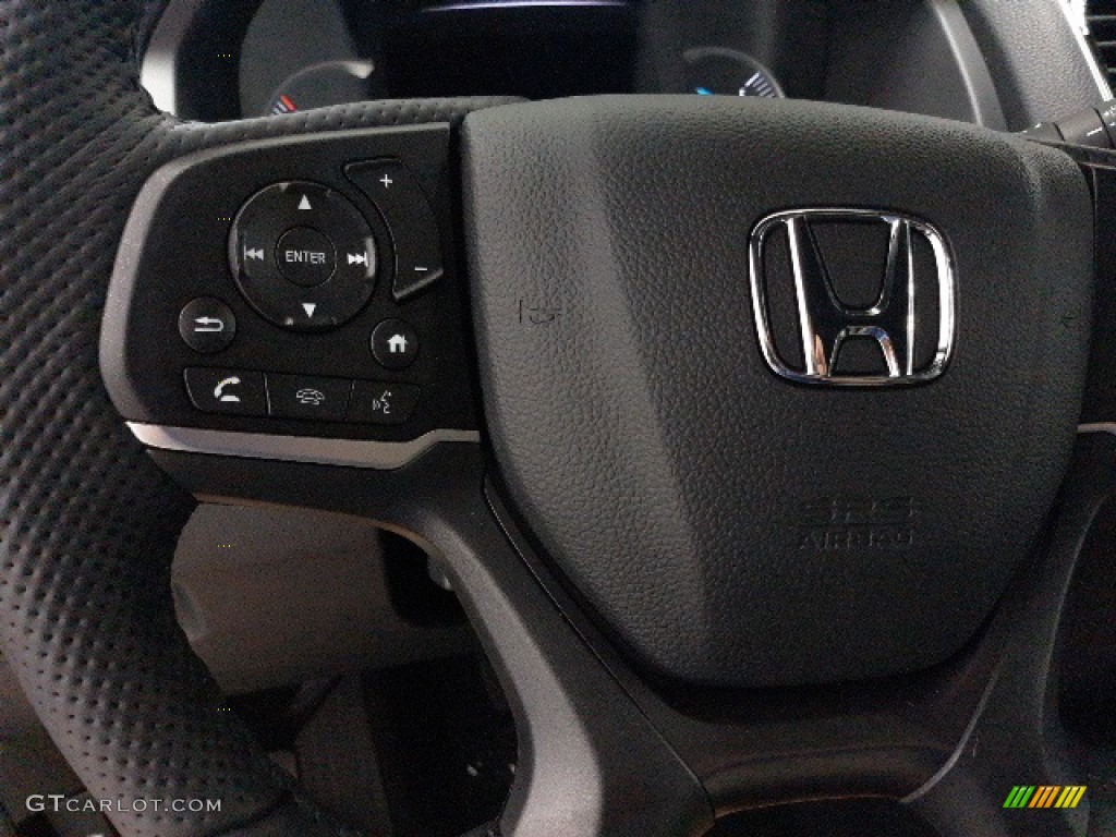 2020 Passport EX-L AWD - Black Forest Pearl / Gray photo #6