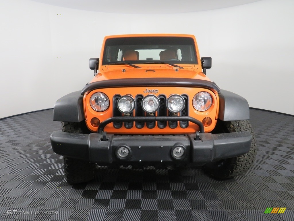 2012 Wrangler Unlimited Sport 4x4 - Crush Orange / Black photo #4