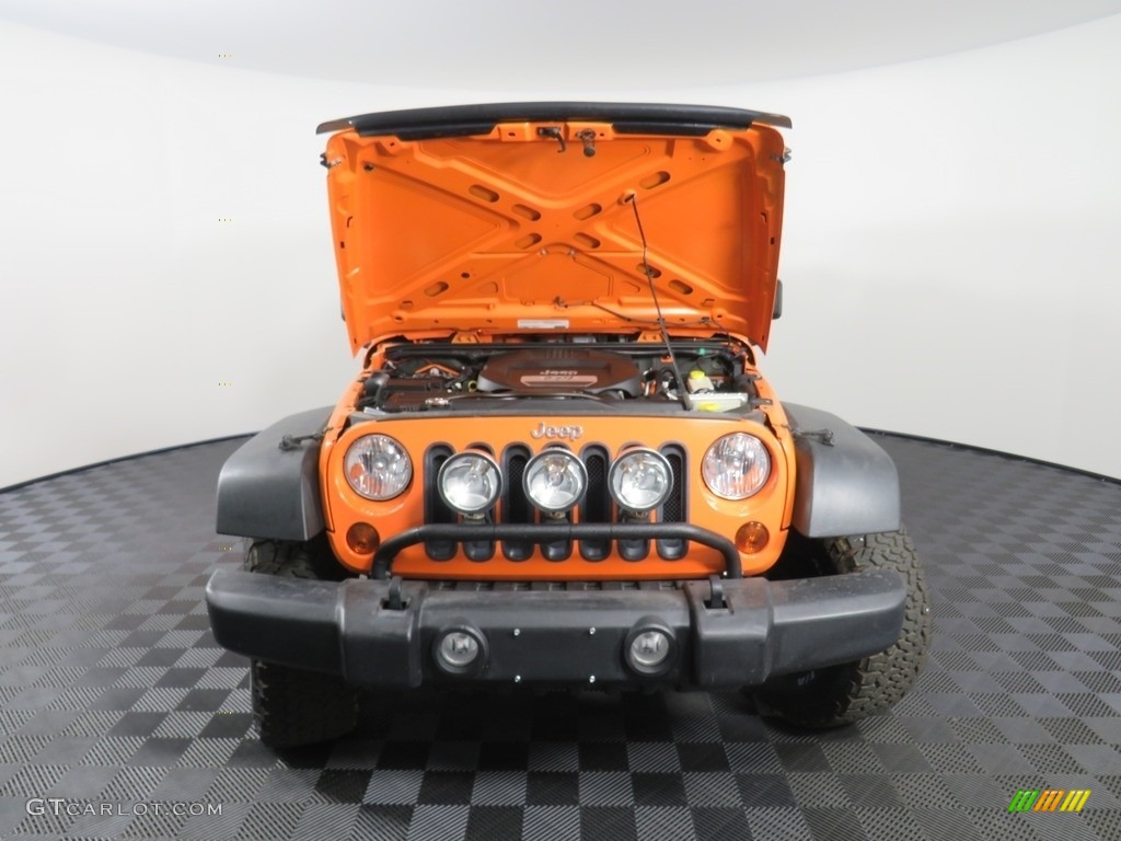 2012 Wrangler Unlimited Sport 4x4 - Crush Orange / Black photo #5