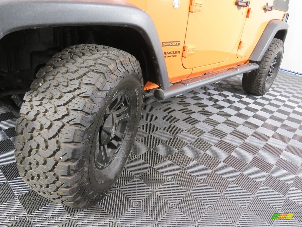 2012 Wrangler Unlimited Sport 4x4 - Crush Orange / Black photo #8