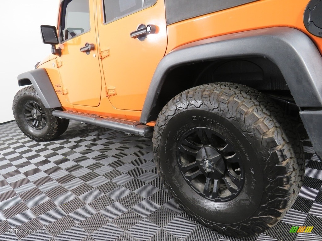 2012 Wrangler Unlimited Sport 4x4 - Crush Orange / Black photo #9