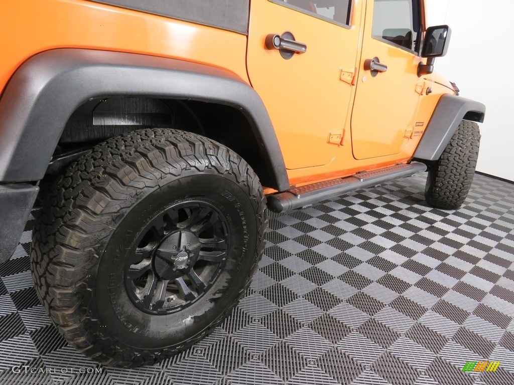 2012 Wrangler Unlimited Sport 4x4 - Crush Orange / Black photo #15