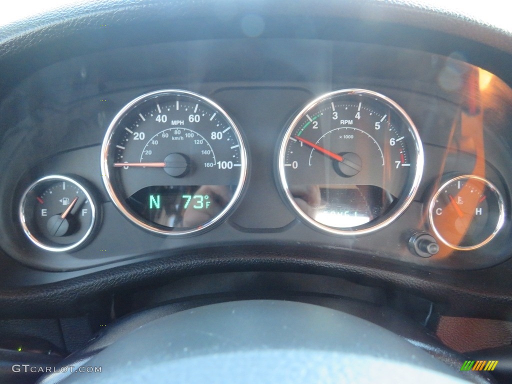 2012 Wrangler Unlimited Sport 4x4 - Crush Orange / Black photo #20