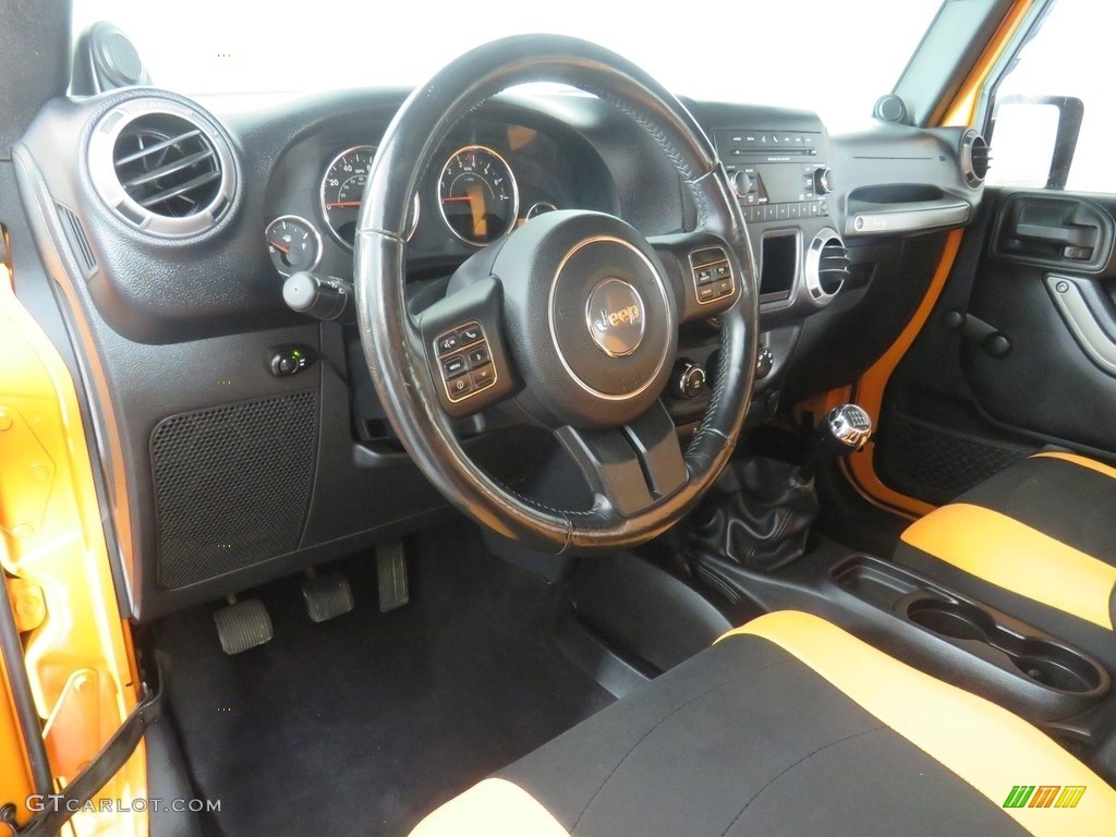 2012 Wrangler Unlimited Sport 4x4 - Crush Orange / Black photo #29