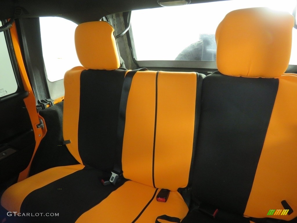 2012 Wrangler Unlimited Sport 4x4 - Crush Orange / Black photo #30