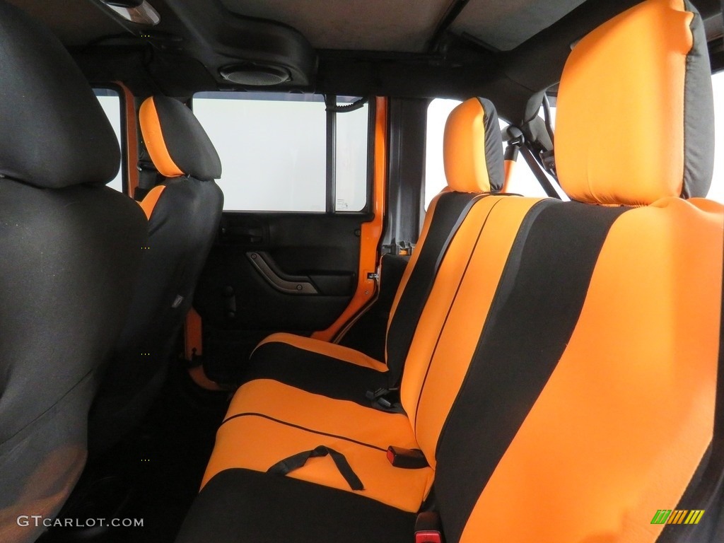 2012 Wrangler Unlimited Sport 4x4 - Crush Orange / Black photo #32