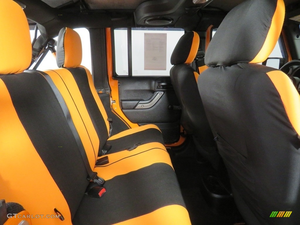2012 Wrangler Unlimited Sport 4x4 - Crush Orange / Black photo #35