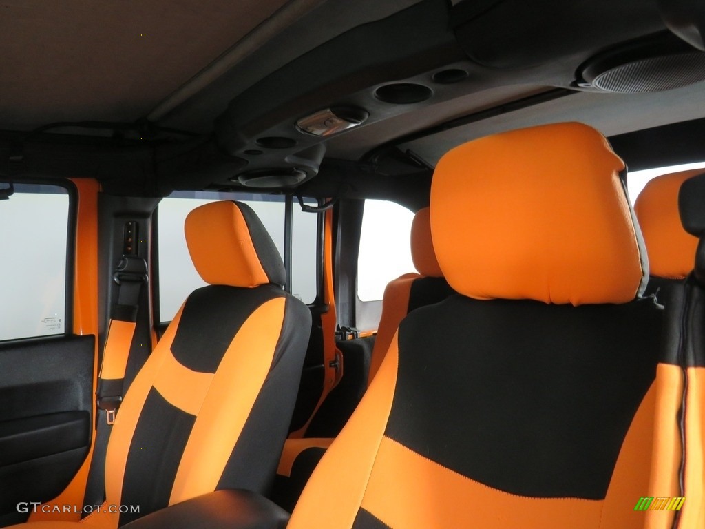 2012 Wrangler Unlimited Sport 4x4 - Crush Orange / Black photo #39