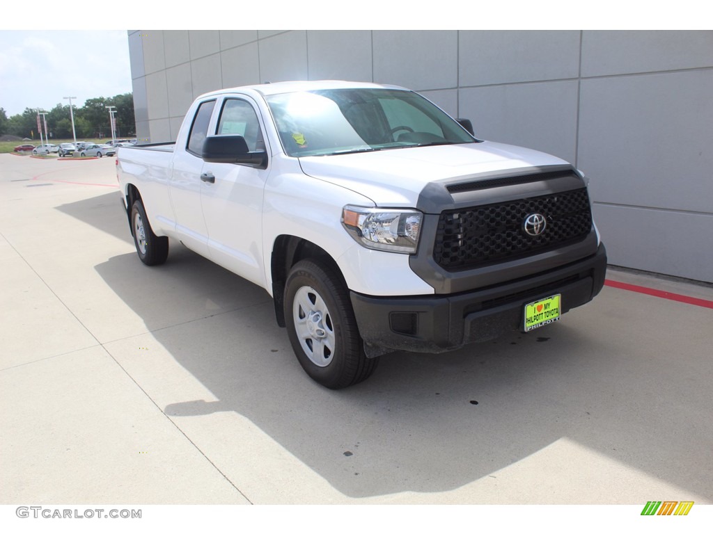 2020 Tundra SR Double Cab - Super White / Graphite photo #2