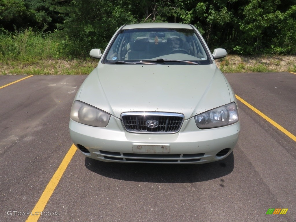 2003 Elantra GLS Sedan - Champagne Beige / Beige photo #4