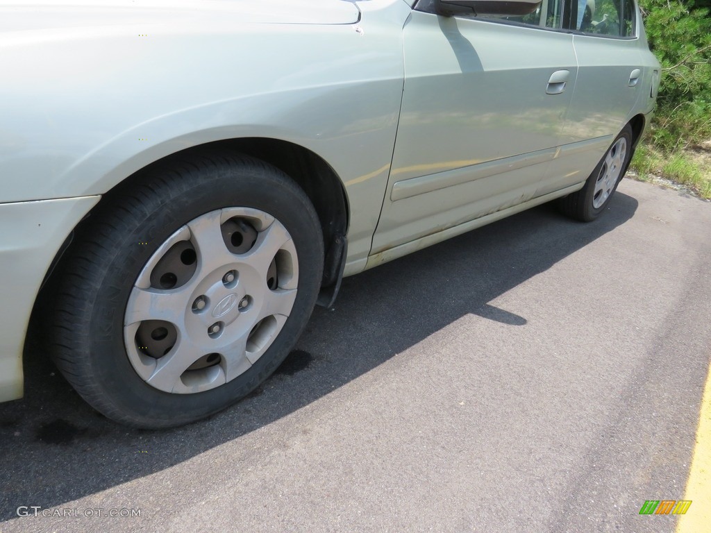 2003 Elantra GLS Sedan - Champagne Beige / Beige photo #6