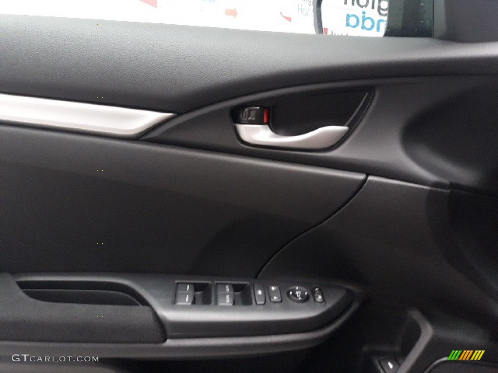 2020 Civic LX Sedan - Crystal Black Pearl / Black photo #7