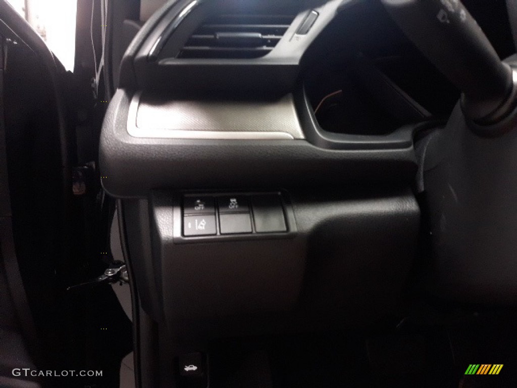 2020 Civic LX Sedan - Crystal Black Pearl / Black photo #9