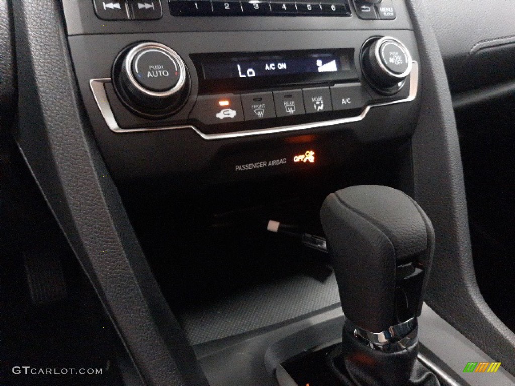 2020 Civic LX Sedan - Crystal Black Pearl / Black photo #12