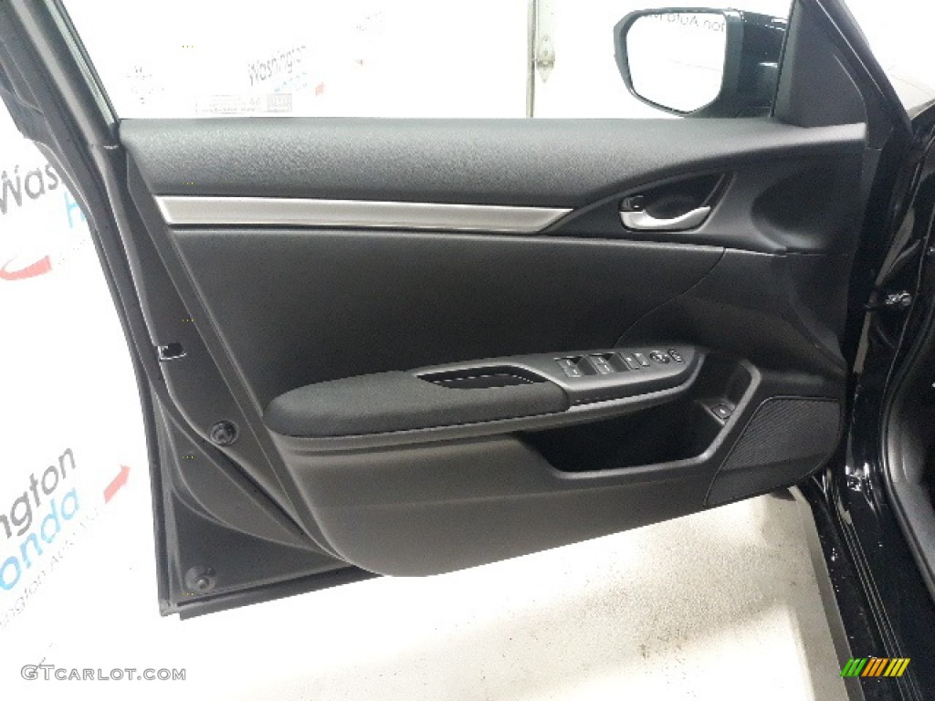 2020 Civic LX Sedan - Crystal Black Pearl / Black photo #23