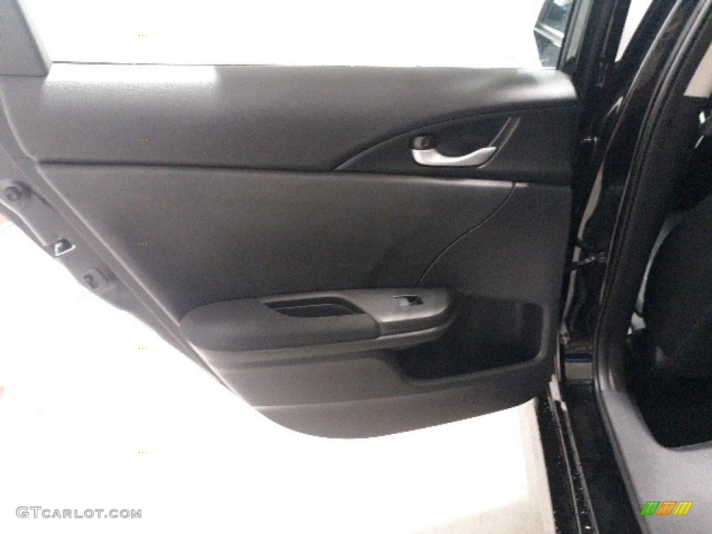 2020 Civic LX Sedan - Crystal Black Pearl / Black photo #28
