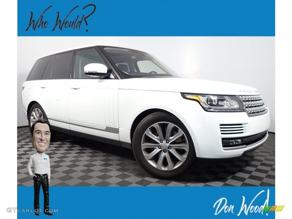 2016 Range Rover HSE - Fuji White / Ebony photo #1