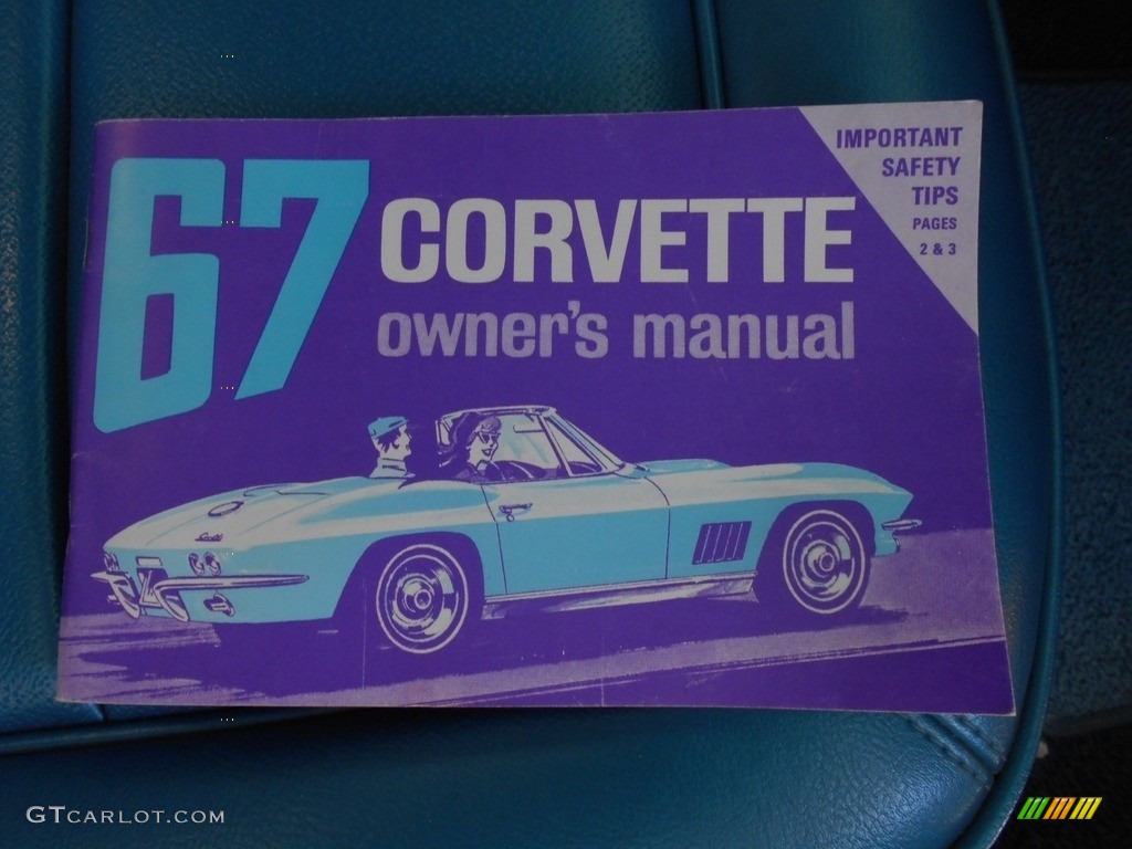 1967 Corvette Convertible - Marina Blue / Bright Blue photo #5
