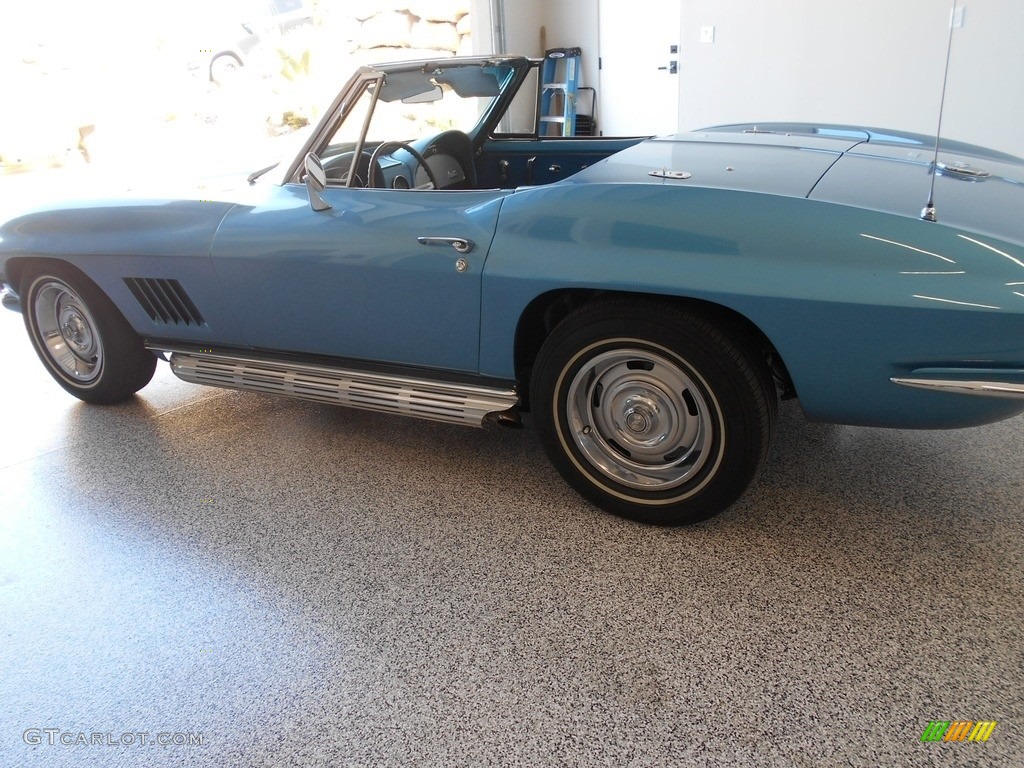 1967 Corvette Convertible - Marina Blue / Bright Blue photo #7