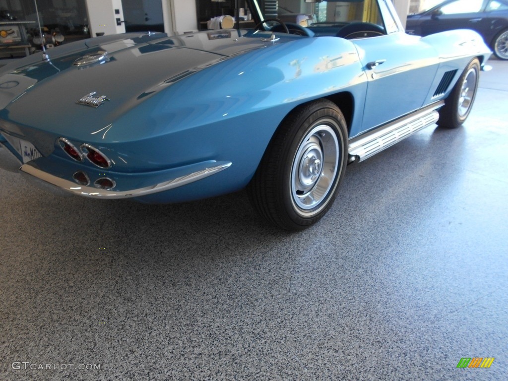 1967 Corvette Convertible - Marina Blue / Bright Blue photo #10