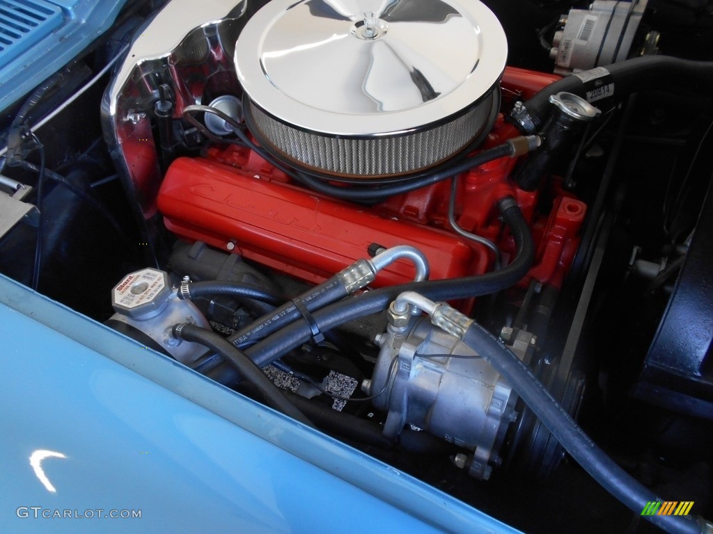 1967 Corvette Convertible - Marina Blue / Bright Blue photo #12