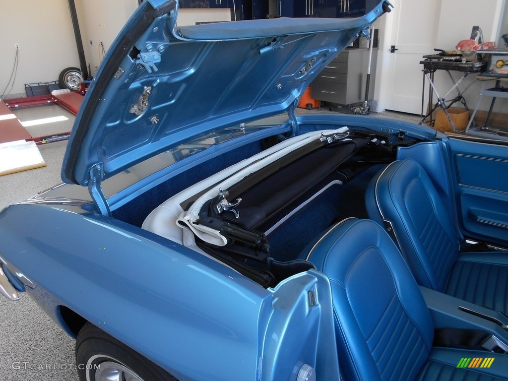 1967 Corvette Convertible - Marina Blue / Bright Blue photo #14