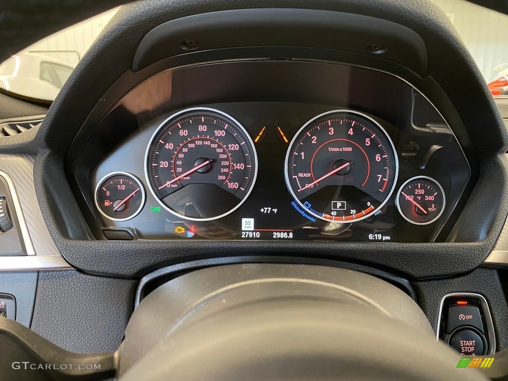 2018 BMW 4 Series 440i xDrive Gran Coupe Gauges Photo #138912788