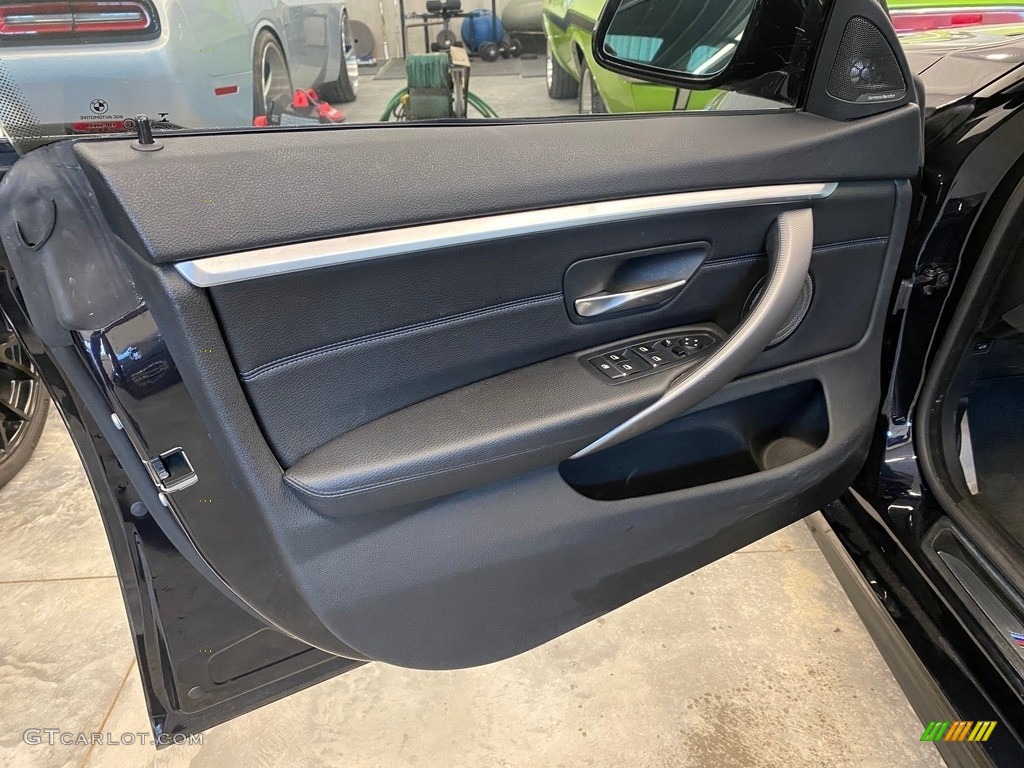 2018 BMW 4 Series 440i xDrive Gran Coupe Black Door Panel Photo #138912872