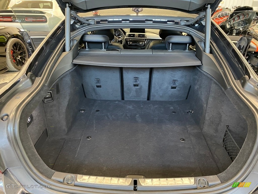 2018 4 Series 440i xDrive Gran Coupe - Carbon Black Metallic / Black photo #9