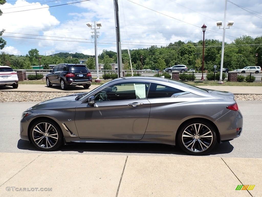Graphite Shadow 2017 Infiniti Q60 3.0t Premium AWD Coupe Exterior Photo #138913382